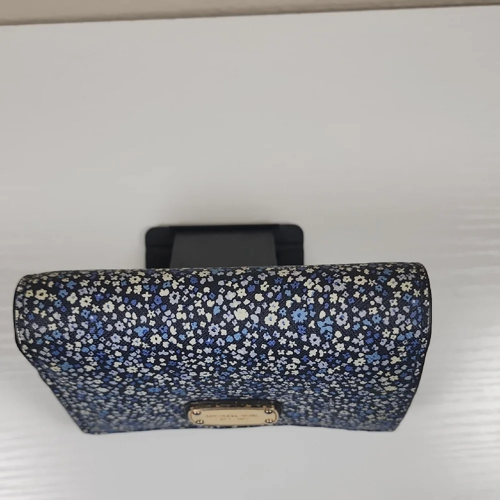 Michael Kors Navy Floral Wallet